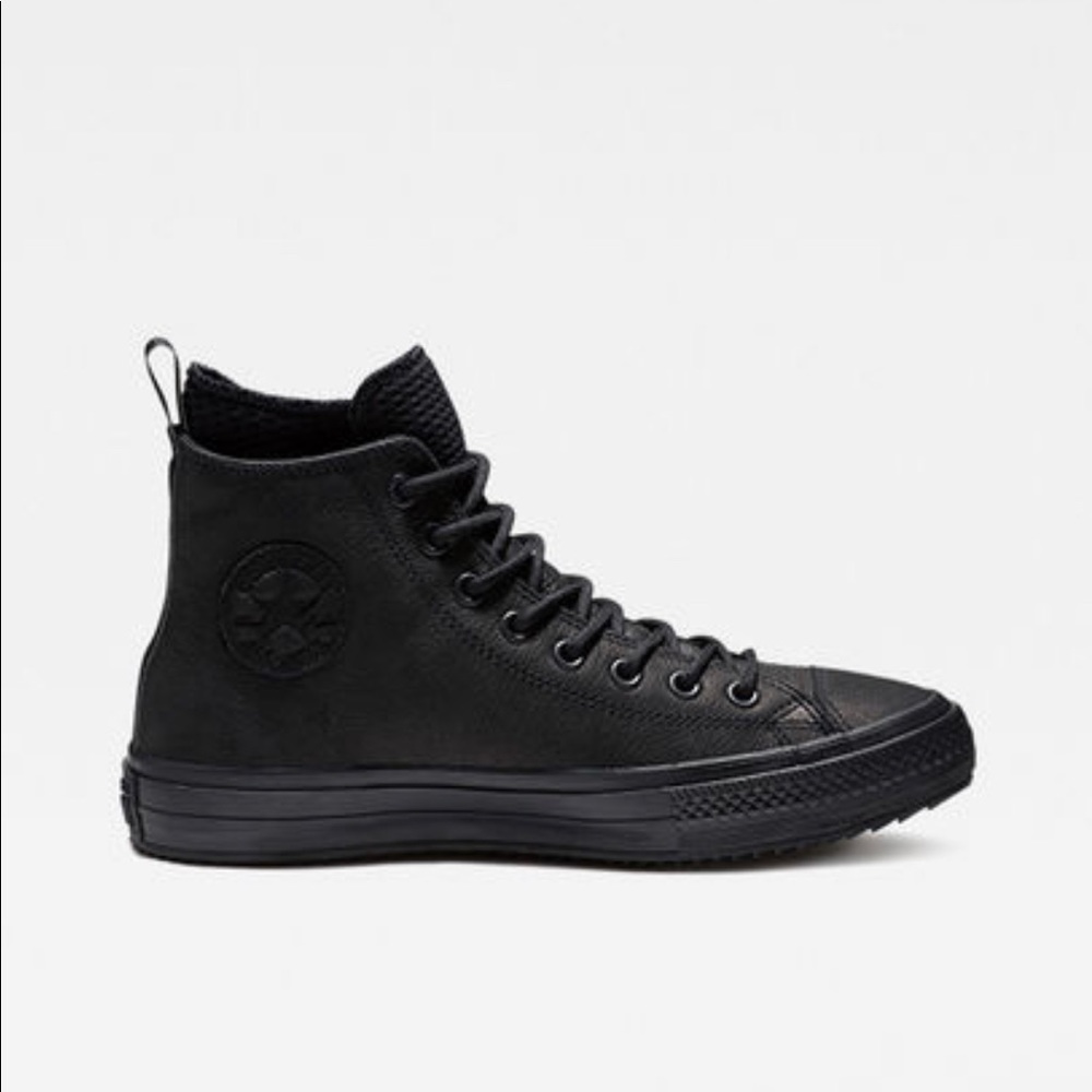 Black High Top Waterproof Converse All Stars